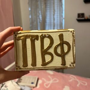 Pi Beta Phi Wooden Block